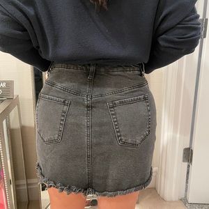 Black jean skirt!